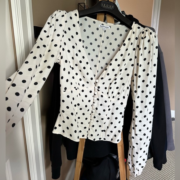 Reformation Romantic Nell Button Blouse - Picture 5 of 10